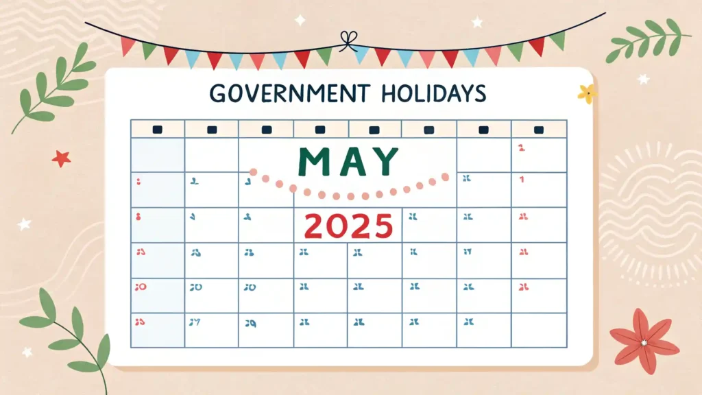 may 2025 government holiday