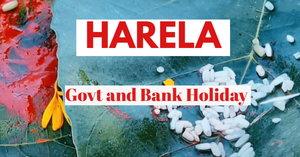 16 July Government & Bank Holiday