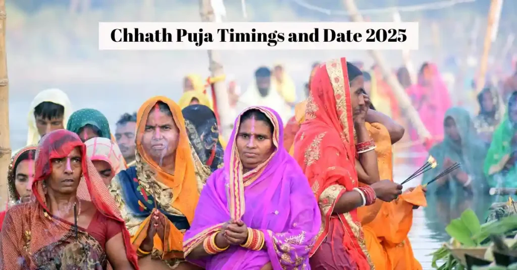 Chhath Puja Timings and Date 2025