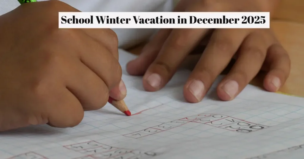 School Winter Vacation in December 2025