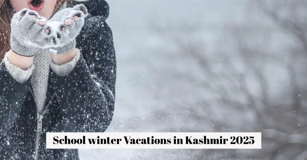 School winter Vacations in Kashmir 2025