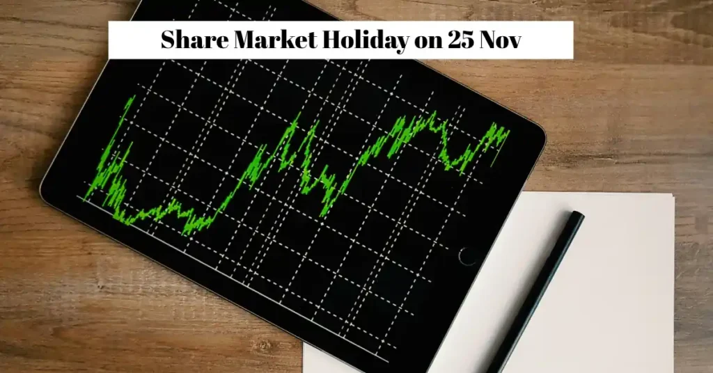 Share Market Holiday on 25 Nov