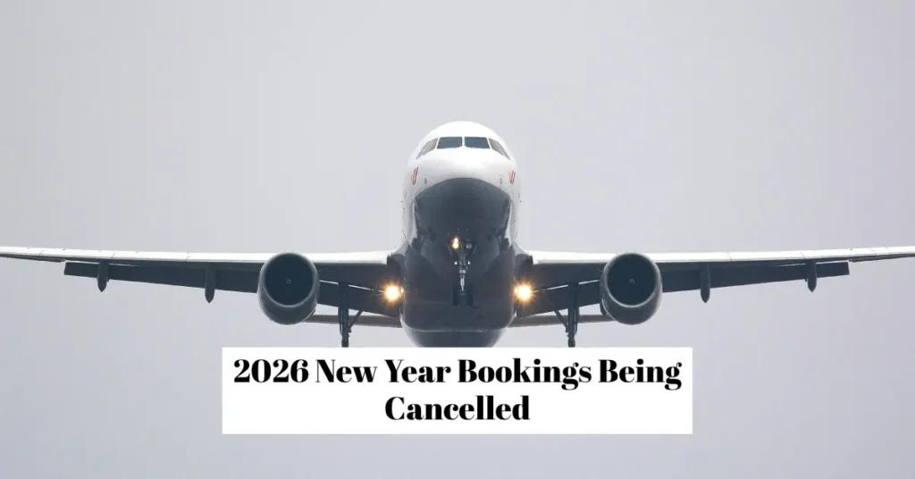 2026 New Year Bookings Being Cancelled