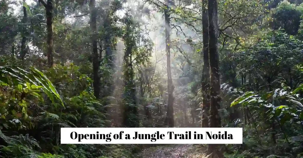 opening of a Jungle Trail in Noida