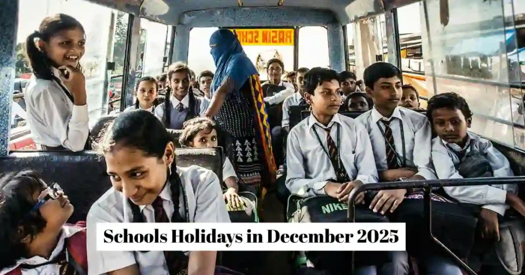 schools will remain closed in December 2025
